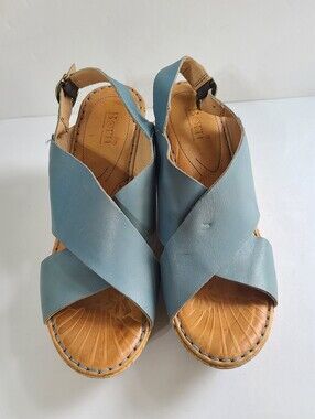 BORN Wedge Slingback Sandals